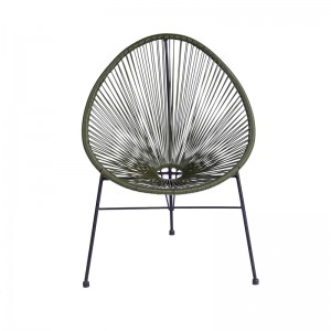 Stacking acapulco chair rattan chair for patio garden balcony
