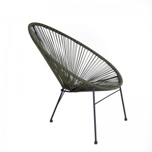 Stacking acapulco chair rattan chair for patio garden balcony