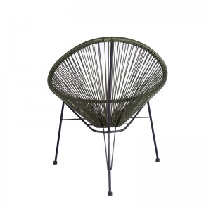 Stacking acapulco chair rattan chair for patio garden balcony