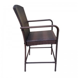 Bistro bar table and stool set rattan bar table chairs set Pub bar set