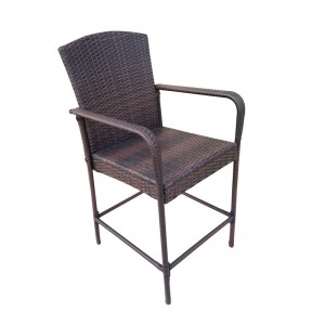 Bistro bar table and stool set rattan bar table chairs set Pub bar set