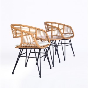 garden bistro set rattan cafe set for balcony terrace patio