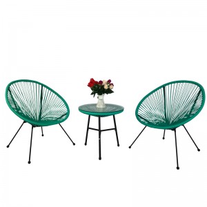 Acapulco Chair set Patio Conversation Bistro Set