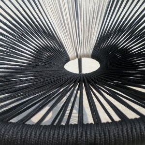 Patio conversation set acapulco chair set bistro set Olefen rope woven