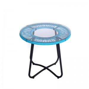 Acapulco chair rattan bistro set outdoor Oval Egg chair set