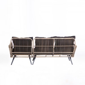 Outdoor sectional sofa set lounge sofa set garden rattan sofa set