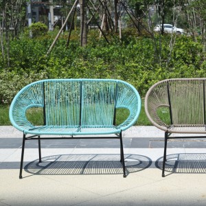 stacking park bench rattan outdoor bench for park patio backyard veranda