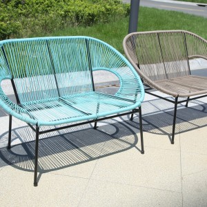 stacking park bench rattan outdoor bench for park patio backyard veranda
