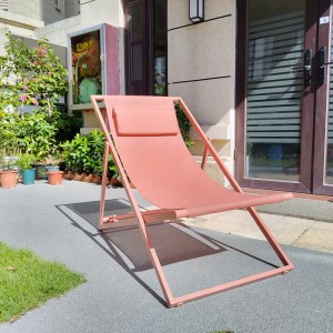 Deck chair folding chair chaise lounge reclining chair