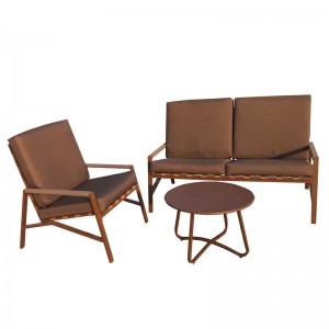3Pcs aluminium sofa set – garden conversation sofa set