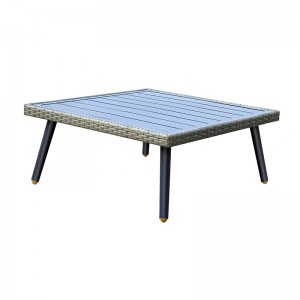 4Pc Patio conversation set- garden metal aluminium sofa set
