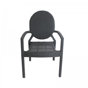 Ghost chair rattan armchair garden leisure chair outdoor dining chair