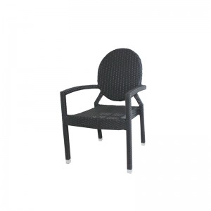 Ghost chair rattan armchair garden leisure chair outdoor dining chair