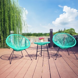 Acapulco Chair set Patio Conversation Bistro Set