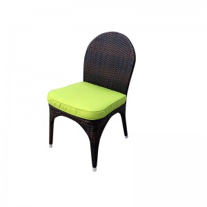 Rectangular garden dining set outdoor wicker dining table rattan chairs