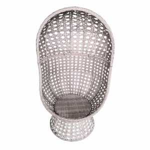 Swivel chair rattan cocoon chair rotating egg chair