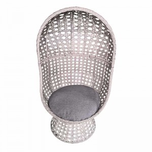 Swivel chair rattan cocoon chair rotating egg chair
