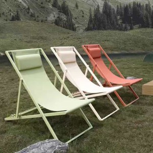 Deck chair folding chair chaise lounge reclining chair