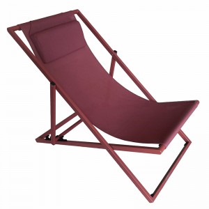 Deck chair folding chair chaise lounge reclining chair