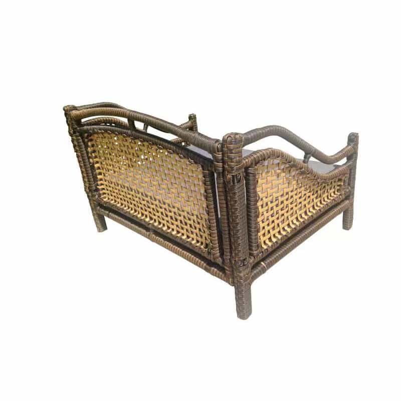 Luxury pet sofa rattan dog bed pet furniture Featured Image