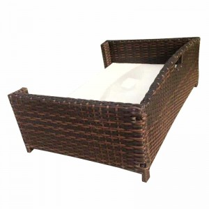 Rattan pet sofa luxury dog sofa dog bed pet bed
