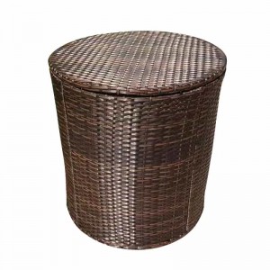Rattan Cat Bed portable cat caves Pet Nest Side Table