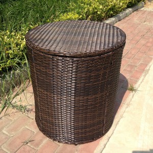 Rattan Cat Bed portable cat caves Pet Nest Side Table