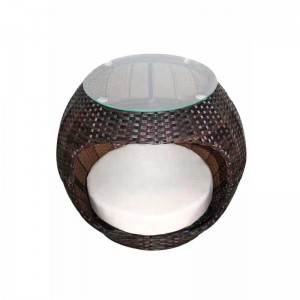 Rattan cat bed pet nest cat caves hooded pet bed