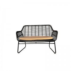 4 Pc Outdoor Patio Rattan Conversation Set