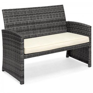 4pc Outdoor Patio Sofa Set rattan conversation set
