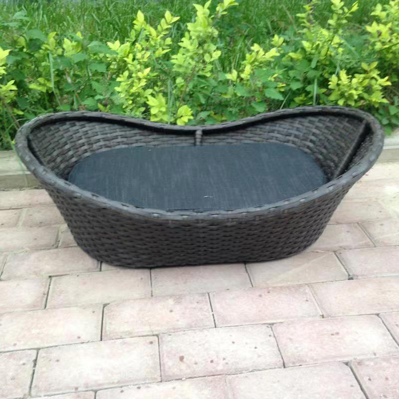 Eco-Friendly-All-Weather-Polyrattan-Boat-Shape-Patio-Pet-Sofa-Bed6