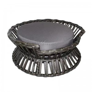 Raised Rattan Pet Bed-Round Dog/Cat bed