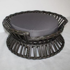 Raised Rattan Pet Bed-Round Dog/Cat bed