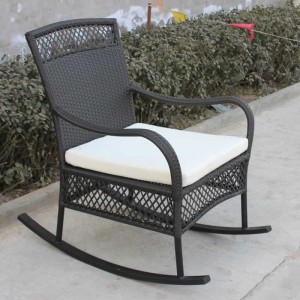 Rattan rocking chair garden armchair relaxing chair