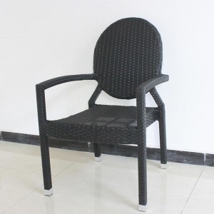 Ghost chair rattan armchair garden leisure chair outdoor dining chair