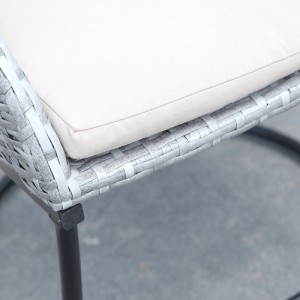 Low back bar stool outdoor low bar stool patio rattan bar stool