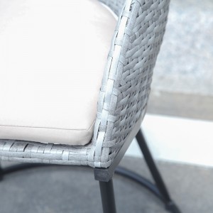 Low back bar stool outdoor low bar stool patio rattan bar stool