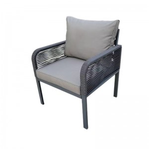 4pc rope woven sofa set outdoor patio furniture