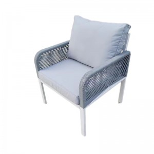 4pc rope woven sofa set outdoor patio furniture