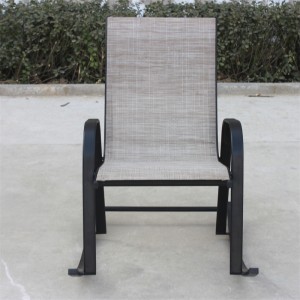 Outdoor rocking chair Patio Mesh chair garden relaxing chair