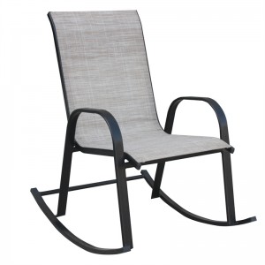 Outdoor rocking chair Patio Mesh chair garden relaxing chair