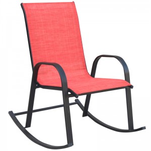 Outdoor rocking chair Patio Mesh chair garden relaxing chair