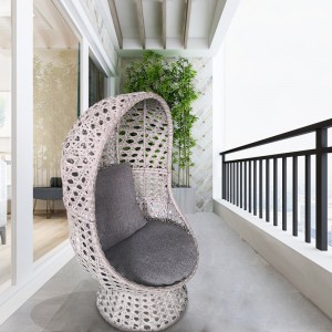Swivel chair rattan cocoon chair rotating egg chair