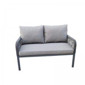 4pc rope woven sofa set outdoor patio furniture