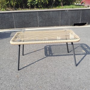 4pc stackable rattan sofa set outdoor garden furniture
