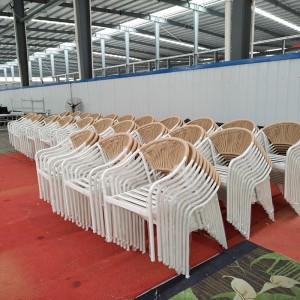 4pc stackable rattan sofa set outdoor garden furniture